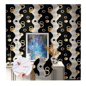 Modern 3D Wallpaper Self Adhesive Wall Paper Wall Coating Peel and Stick Wallpaper for Home Decor