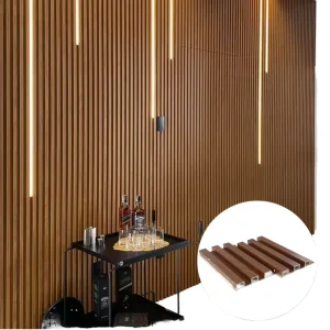 Modern 3D Wallpaper WPC Material Wall Sticker for Living Room Kitchen Children’s Bedroom Foam Wall Panels