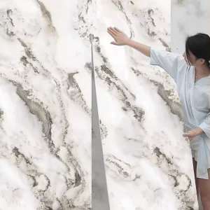 Modern 3D Waterproof Background Wallpaper Wall Stickers Custom Factory Supply for Bedroom Living Room Kitchen Wall Furniture