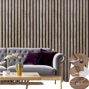Modern 3D Waterproof Self adhesive Eco friendly Wallpaper Decorative Stripes Plaid Design Bedroom Entertainment Living Room