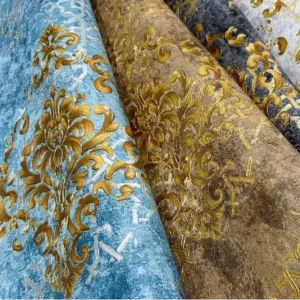 Modern Anti Static PVC Vinyl Wallpaper Rolls 3D Water Wave Design Moisture Proof & Waterproof for Home Living Room Wallpaper