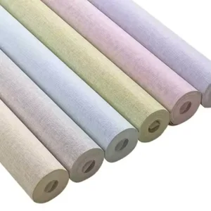 Modern Apartment Bedroom Wall Decoration Fabric Wallpaper PVC Wallpaper Vinyl Wallpaper
