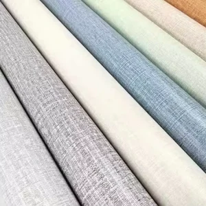 Modern Art Fabric Wallpaper Pvc Wall Cloth Wallpaper for Hotel Living Room Wall