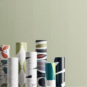 Modern Asian Style Concise Design High Quality Non Woven Embossed Wallpaper Moisture Proof for Bedroom Living Room Mall