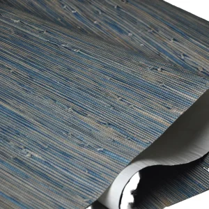Modern Botanical Grasscloth Texture Wallpaper with Real Reed Design Easy DIY Installation Household Use 3 Year Warranty