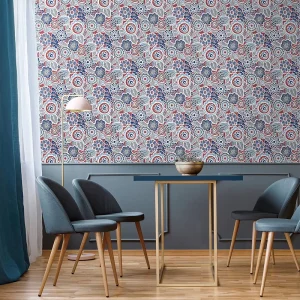 Modern Botanical Non Woven Waterproof Wallpaper Wallcovering for Bedroom Living Room Dining Villa Home