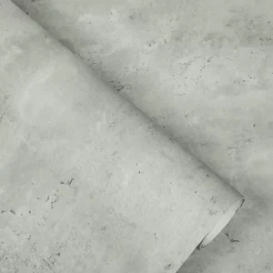 Modern Cement Texture Waterproof Kitchen Contact Paper PVC Vinyl Wallpaper Peel Stick Removable Adhesive