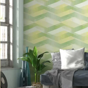 Modern Chic Geometric Design Embossed Wallpaper Moisture Proof and Waterproof Manila Philippines