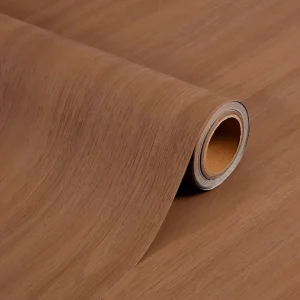 Modern Decorative Wood Texture Self Adhesive Waterproof PVC Vinyl Wallpaper for Furniture Films
