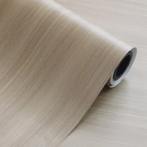 Modern Decorative Wood Texture Self adhesive Waterproof PVC Vinyl Wallpaper Embossed Surface for Furniture Films