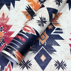 Modern Design 50*300cm Polyester Decorative Wallpaper Roll Waterproof for Stylish Living Room and Bedroom for Household Use
