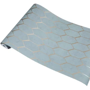 Modern Design 53cm Luxury Geometric Wallpaper 3D Rolls Velvet Wallpaper