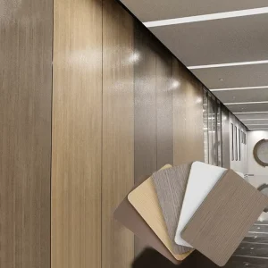 Modern Design Bamboo Charcoal Wall Panels Wpc Wood Veneer Wall Panel For Interior Apartment Decoration