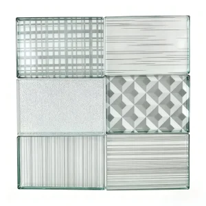 Modern Design Geometric White Non Woven Vinyl Wallpaper Rolls 25,000 X 1,060mm Made in China Coatable and Anti Static