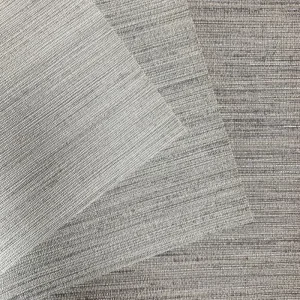 Modern Design Hotel Project 3d Fabric Backed Woven Pattern Wallpaper Commercial PVC Wall Cloth Vinyl Fire Retardant Wallcovering