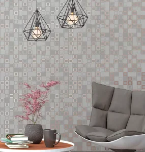 Modern Design Non-Woven Wallpaper Geometric Pattern for Walls
