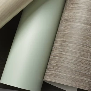 Modern Design PVC Wallpaper Waterproof Fabric Backed Vinyl Wallcovering for Hotel Projects