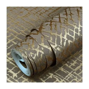Modern Design Simple Classic Living Room Decorative PVC Self Adhesive Wallpaper for Home