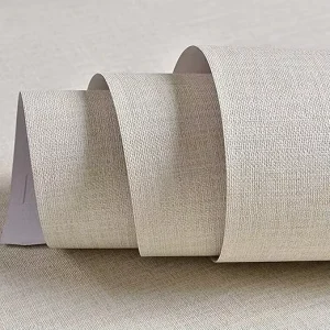 Modern Design Waterproof Eco-Friendly Thick Self-Adhesive PVC Fabric Style Decorative Film Heat Apartment Kitchen