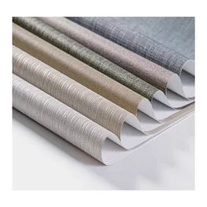 Modern Design Waterproof PVC Wallcovering for Commercial Engineering Easy Installation Washable Wallpaper Hotel High End Places