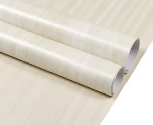 Modern Design Wood Grain PVC Film Kitchen Cabinet Wrap Self Adhesive Wallpaper Contact Paper Furniture Sticker for Apartment Use