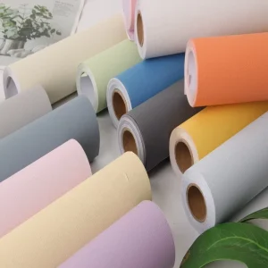 Modern Embossed 3D PVC Vinyl Wallpaper for Anti Static Removable Peel and Stick Applications