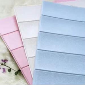 Modern Embossed Apartment 70×77 Interior Wall Stickers PVC Foam Self Adhesive 3D Waterproof Easy Wallpaper