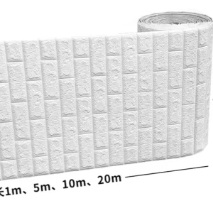 Modern Embossed Moisture-Proof Self Adhesive Foam Wallpaper Ceiling 3D Peel & Stick with Easy Installation