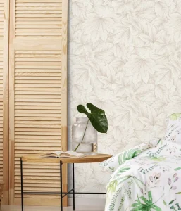 Modern Embossed PVC Wallpaper Waterproof New Designs for Living room and Hotel