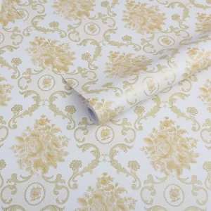 Modern European Style Floral Wallpaper for TV Background Simple Whole Waterproof Wallpaper for Living Room Bedroom Hotel Hall