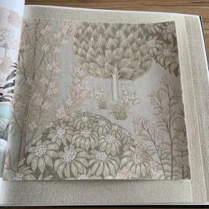 Modern Fabric Textile Seamless Waterproof Non woven Wallpaper for Project Wall Paper