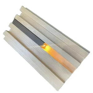 Modern Fireproof Waterproof WPC Interior Wall Panel Wallpaper Made in China for Hotels Offices Villas Household Use