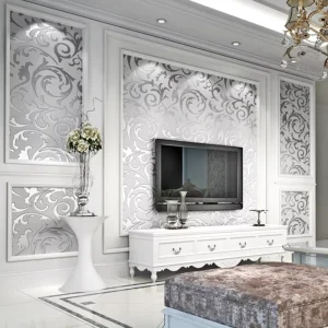 Modern Florals Non Woven Wallpaper for Home Decor Living Room Bedroom Background Flowers Wall Paper