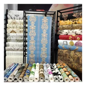 Modern Flower Art Custom Design Wallpaper 3d Pvc Wallpaper Rolls