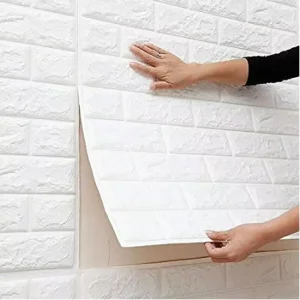 Modern Geometric 3D Wall Panels 30×28 Inch Peel Stick Self-Adhesive Waterproof PE Foam Wallpaper for Hotel Use Soundproof 5-Year