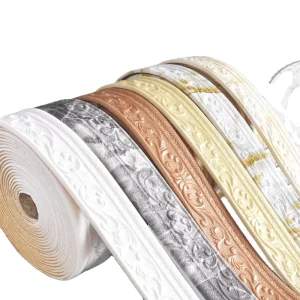 Modern Geometric Anti Collision Skirting Line Sticker Self Adhesive Waterproof Foam for Wall Paste Waistline Convenient Wall