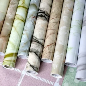 Modern Geometric Design Peel & Stick Wallpaper Roll Waterproof Interior Decoration Wall Sticker for Home or Hotel Use