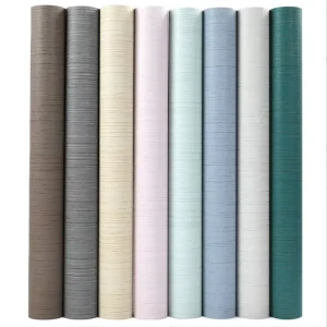Modern Geometric Design Peel & Stick Wallpapers Solid Color Waterproof TV Background for Warm Tone Bedroom Living Room Office