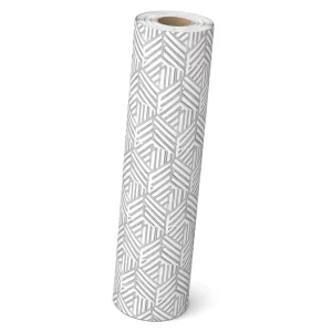 Modern Geometric Floral Woven Wallpaper Self Adhesive Peel & Stick Interior Wall Decor Customizable