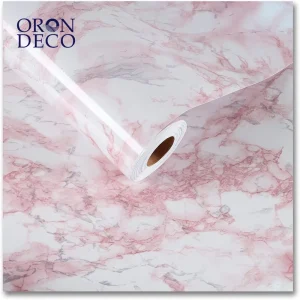 Modern Geometric Marble Self-Adhesive PVC Wallpaper Waterproof for Home Kitchen Bathroom Decor