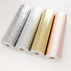 Modern Geometric Pattern Peel Stick Wallpapers Water Resistant Moisture Proof Metallic Texture for Home Kitchen Decoration
