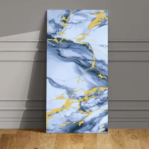 Modern Geometric Pattern Self Adhesive Marble Wall Sticker Waterproof Kitchen Wall Panel