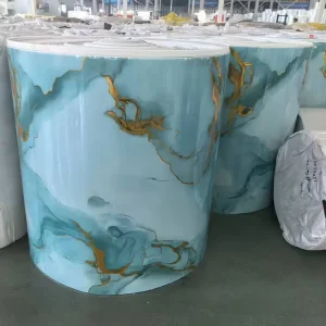 Modern Geometric Pattern Self Adhesive Wallpaper Waterproof Granite Countertops Black Marble White for Bathroom Hotel Apartment