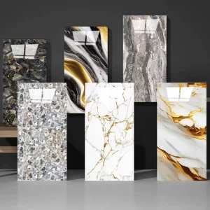 Modern Geometric Self-Adhesive Wall Sticker Wallpaper Foam Wall Panel Decorative Wall Art Papiers Peints Murals for Home