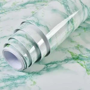 Modern Geometric Vinyl Self Adhesive Waterproof Glossy Surface Wallpaper Colorful Household Entertainment Decorative Films