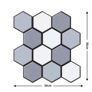 Modern Geometric Waterproof PVC Peel and Stick Wallpaper Wall Sticker for Household Feature Wall Decoration