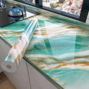 Modern Gilding Self Adhesive Wallpaper Color-coated Film Mural Self Adhesive PVC Vinyl Stick Wall Panels Color-coated Film