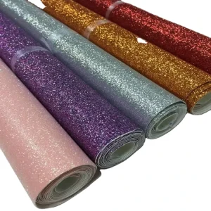 Modern Glitter Fabric Wallpaper for Living Room
