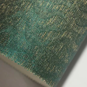 Modern Green 3D Design Non Woven Wallpaper Easy Home Decoration for Apartment Hotel Moisture Proof Silk Wall Covering