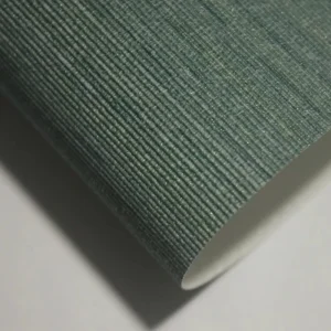 Modern Green Series Long Fiber Solid Color Wallpaper Geometric Non Woven Wallpaper for Home Decoration for Living Room Bedroom